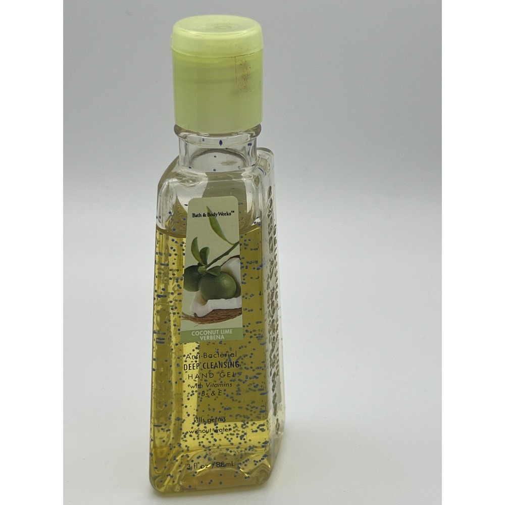 Bath & Body Works Coconut Lime Verbena Deep Cleansing Hand Gel 3oz Vintage